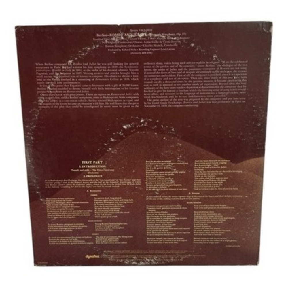 Berlioz Romeo And Juliet 2LP RCA Victrola VICS-6042 Munch Boston Symphony 1971 - Picture 2 of 2